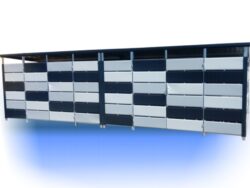 Wiata śmietnikowa panelowa 8,00×4,00