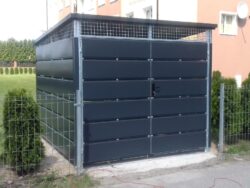 wiata śmietnikowa panelowa 2 m x 2 m