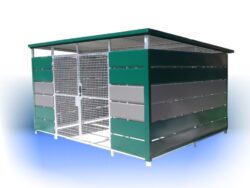 Wiata śmietnikowa panelowa 4,00×3,00